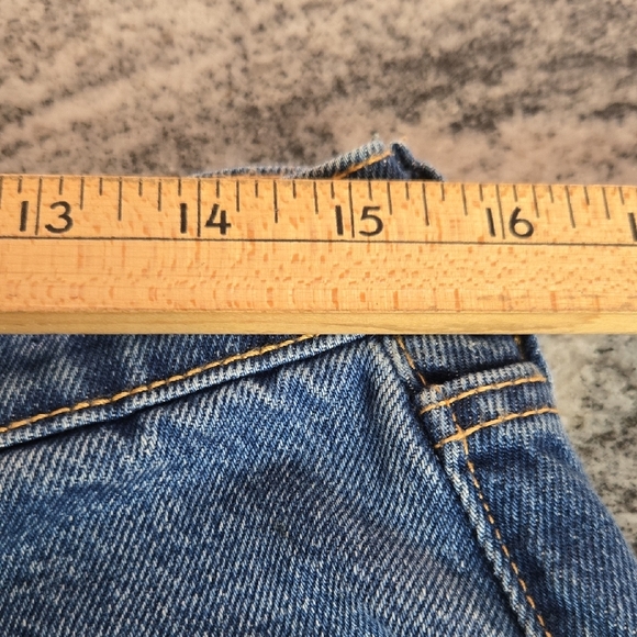 Universal Thread Size 8 90's Baggy Midrise Wide Leg Large Cuff Button Fly Jeans - Picture 11 of 16